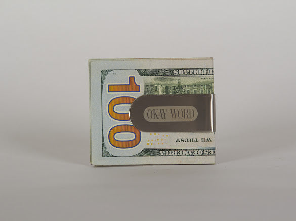 Okay Word Money Clip