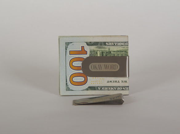 Okay Word Money Clip
